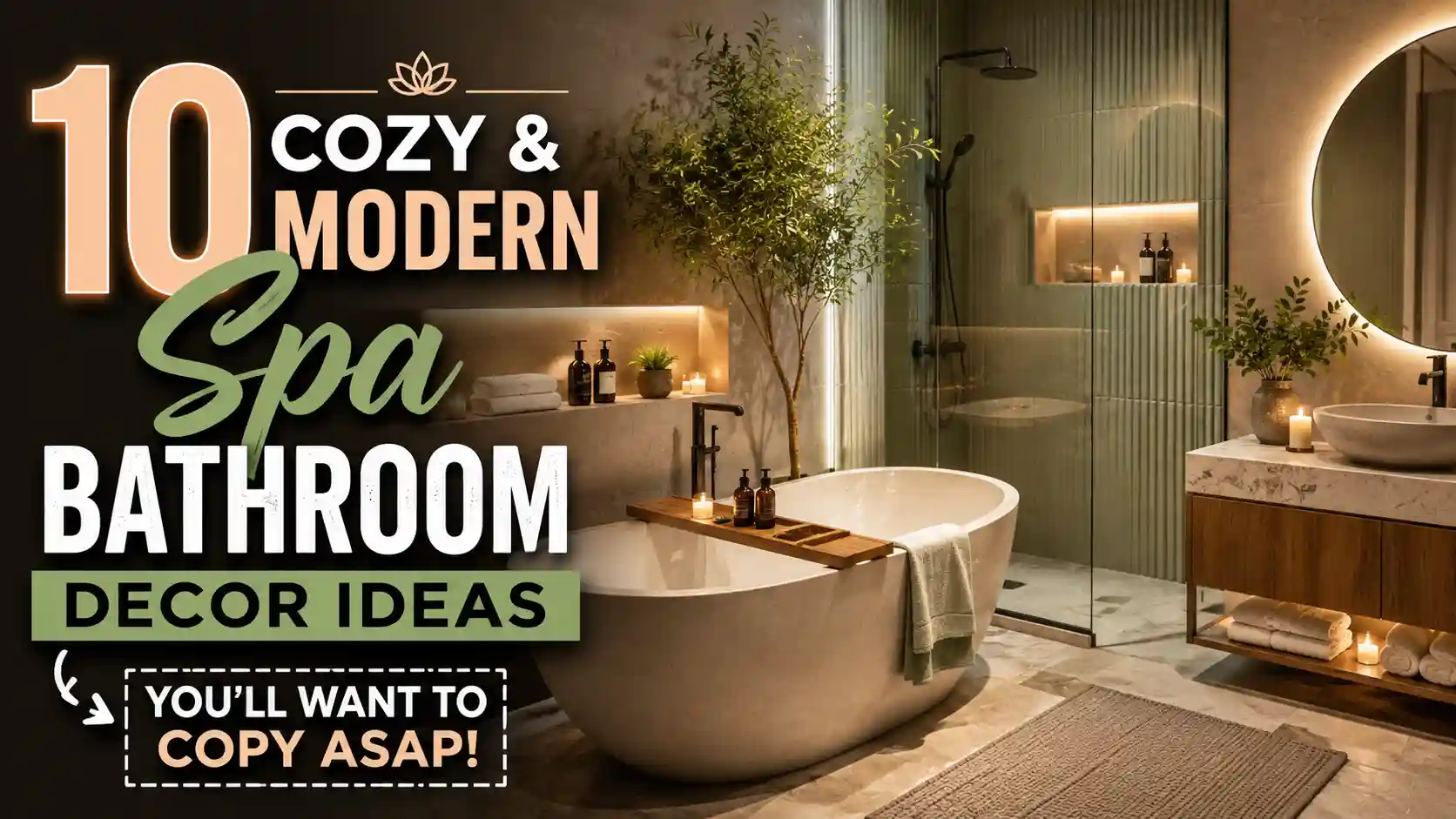 Modern Spa Bathroom Decor Ideas