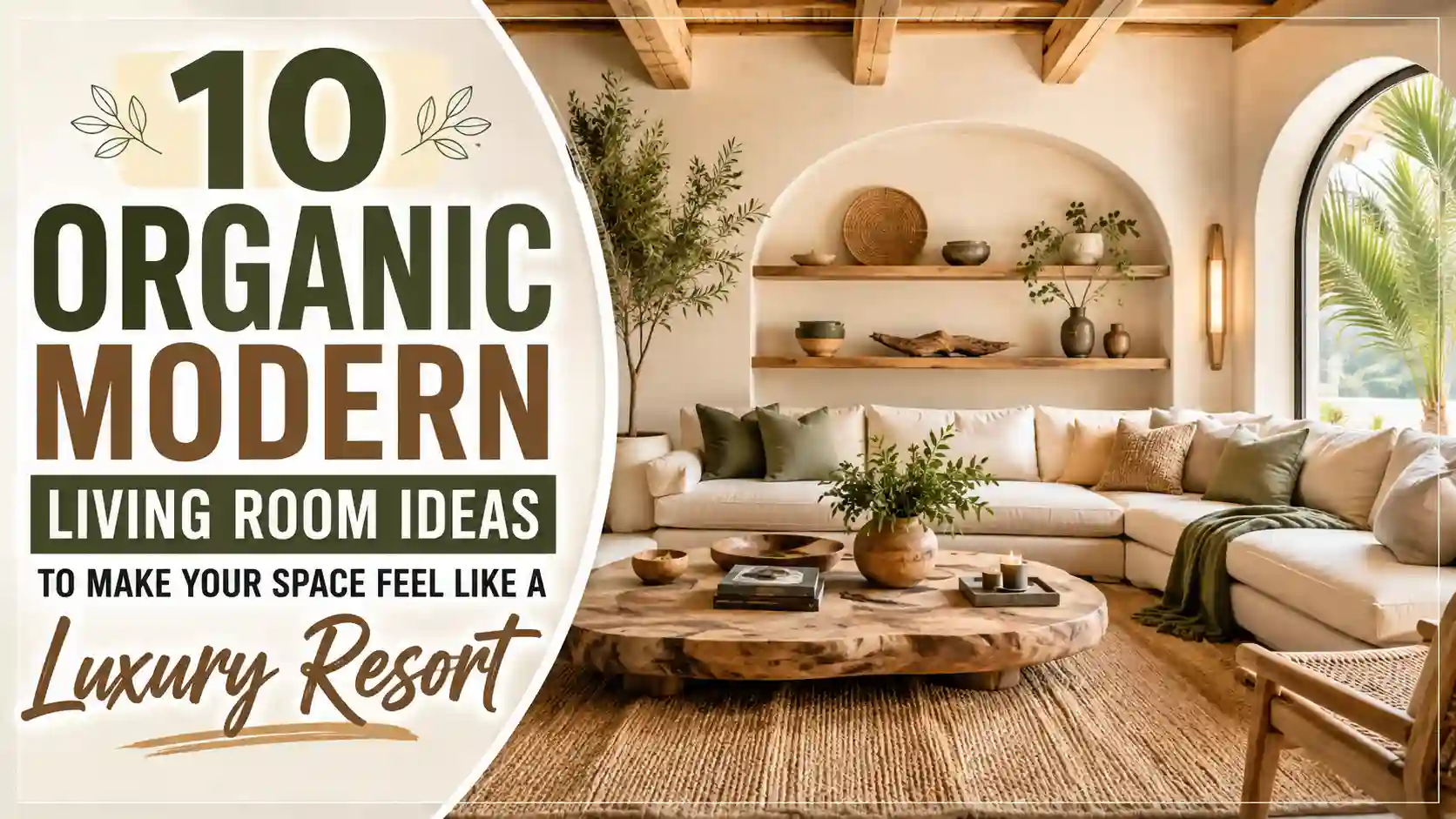 Organic Modern Living Room Ideas
