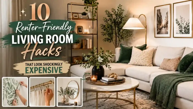 Renter-Friendly Living Room Hacks