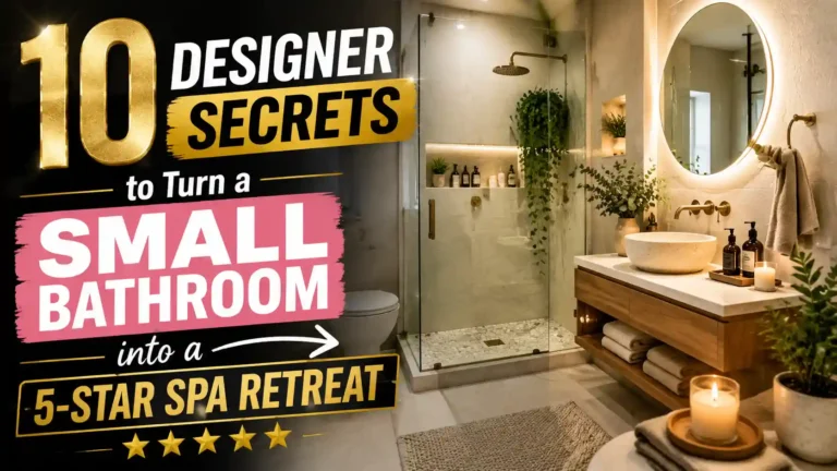 Turn a Small Bathroom into a 5-Star Spa Retreat