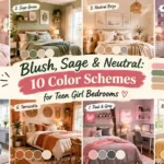 10 Color Schemes for Teen Girl Bedrooms