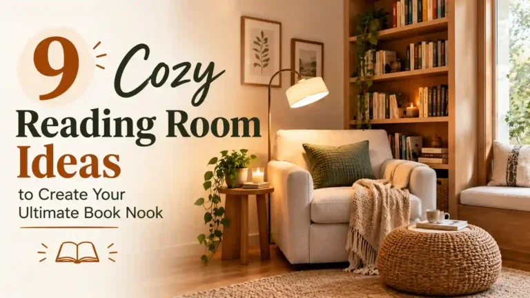 9 Cozy Reading Room Ideas to Create Your Ultimate Book Nook