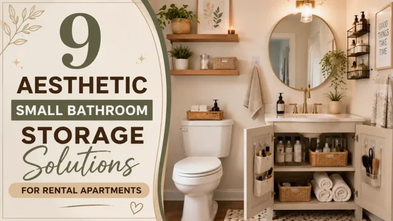 Aesthetic Small Bathroom Storage Solutions