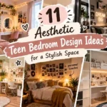 Aesthetic Teen Bedroom Design Ideas