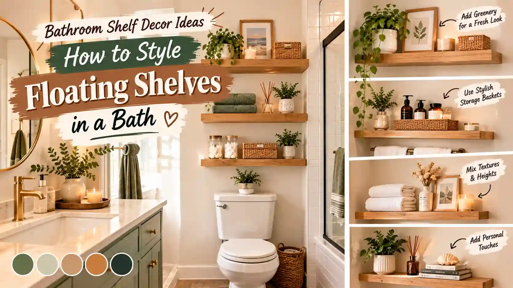 Bathroom Shelf Decor Ideas