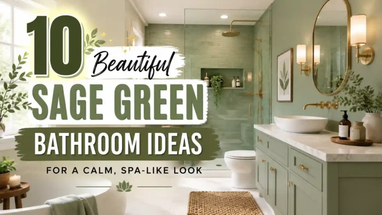 Beautiful Sage Green Bathroom Ideas