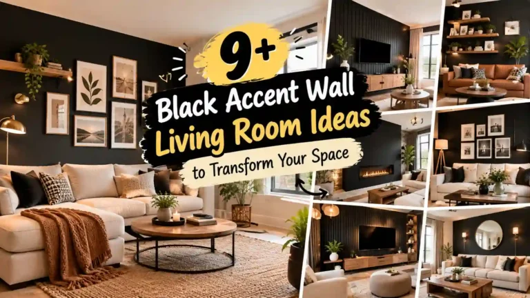 Black Accent Wall Living Room Ideas