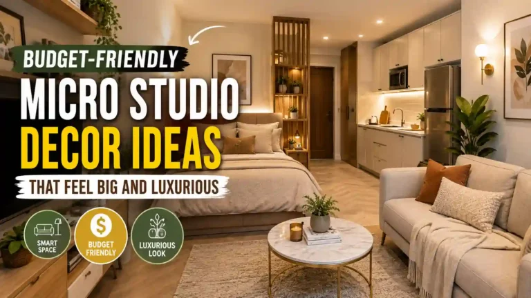 Budget-Friendly Micro Studio Decor Ideas