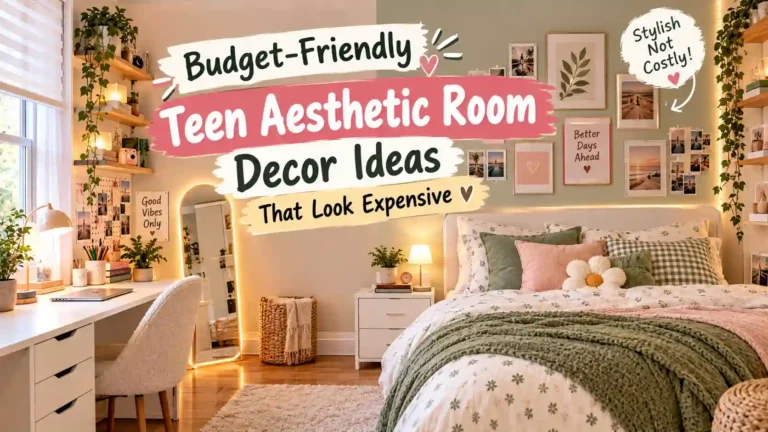 Budget-Friendly Teen Aesthetic Room Decor Ideas