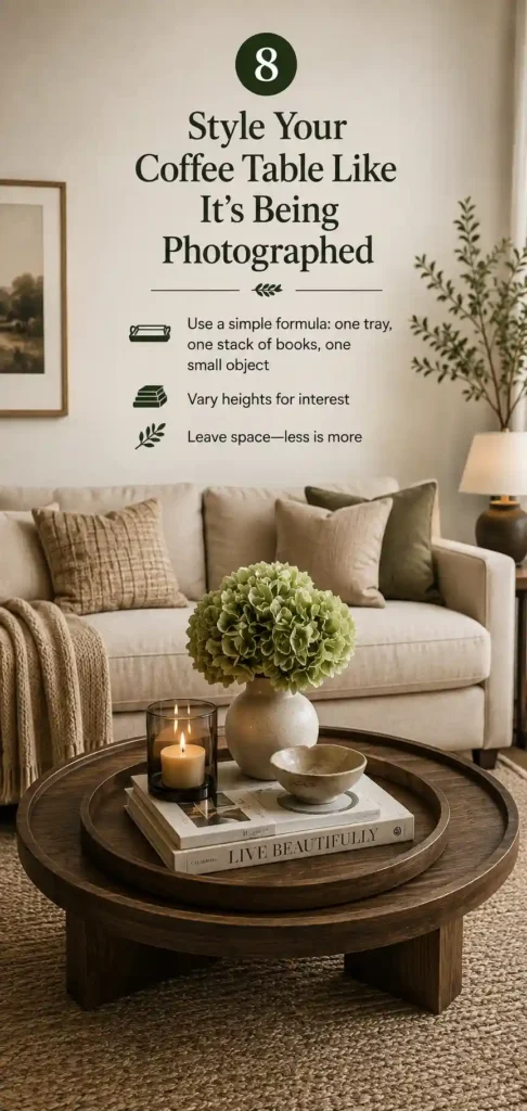 Style Your Coffee Table Like It's Being Photographed