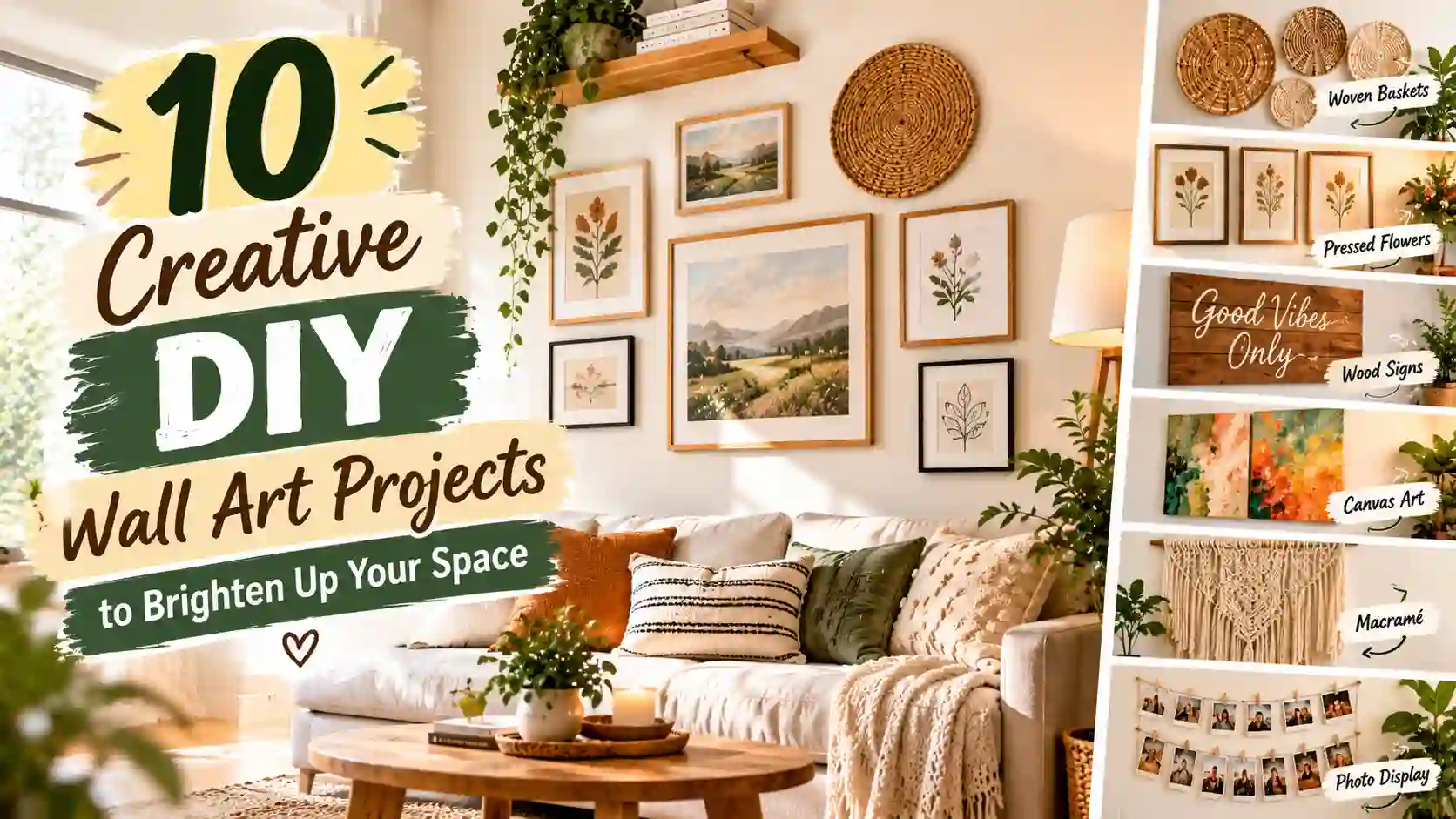 Creative DIY Wall Art Projects