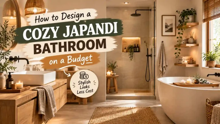 Design a Cozy Japandi Bathroom on a Budget