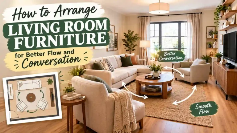 How to Arrange Living Room Furniture for Better Flow and Conversation