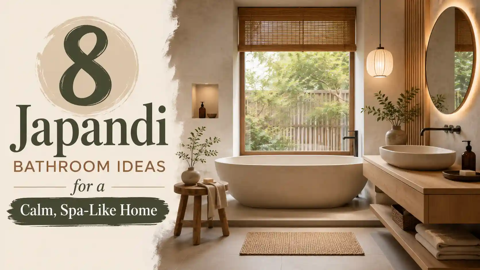 Japandi Bathroom Ideas