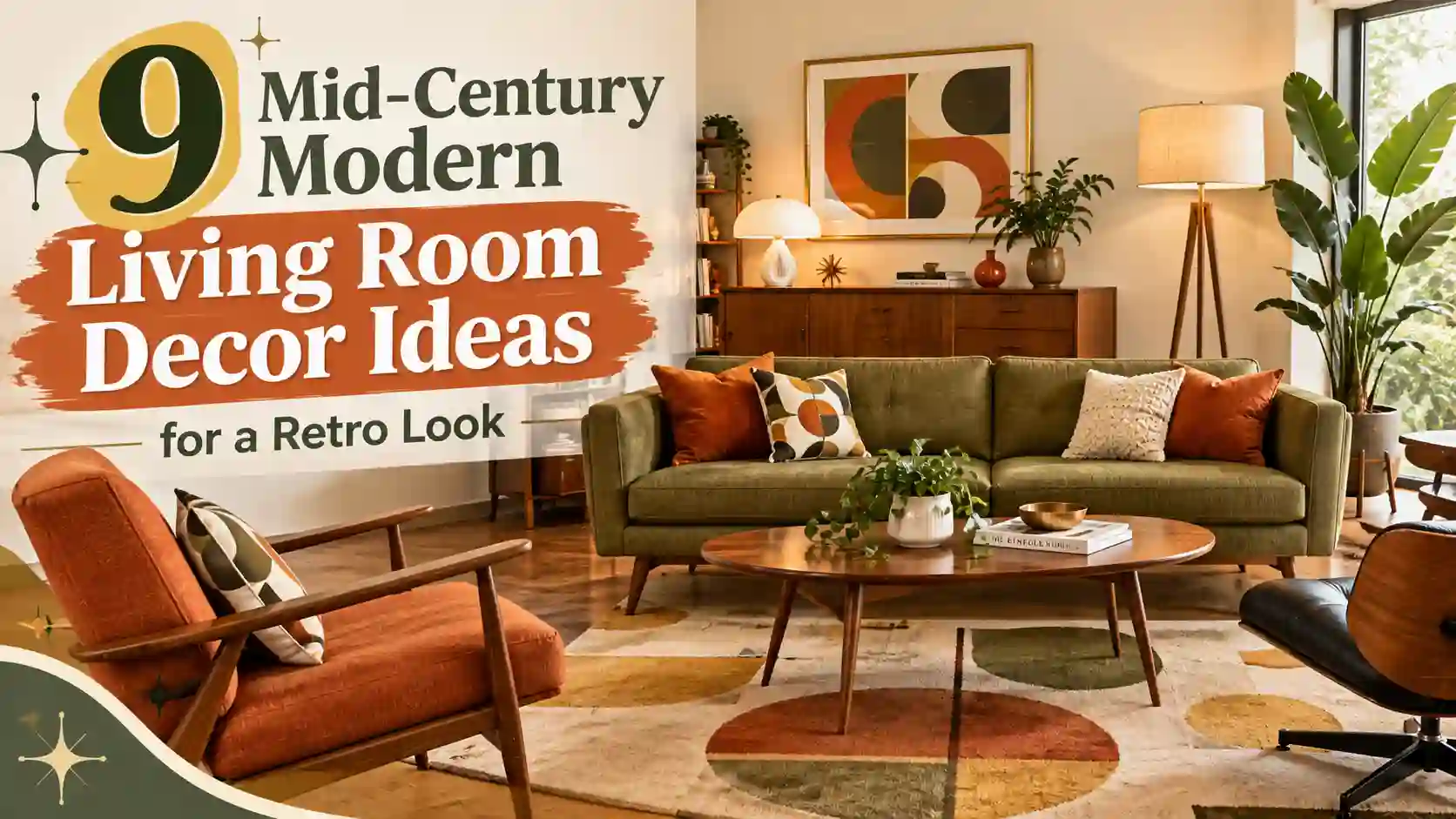 Mid-Century Modern Living Room Decor Ideas