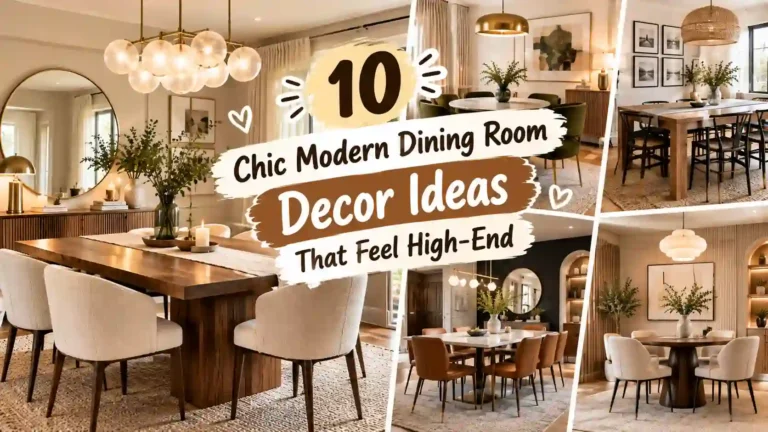 Modern Dining Room Decor Ideas