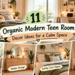 Organic Modern Teen Room Decor Ideas