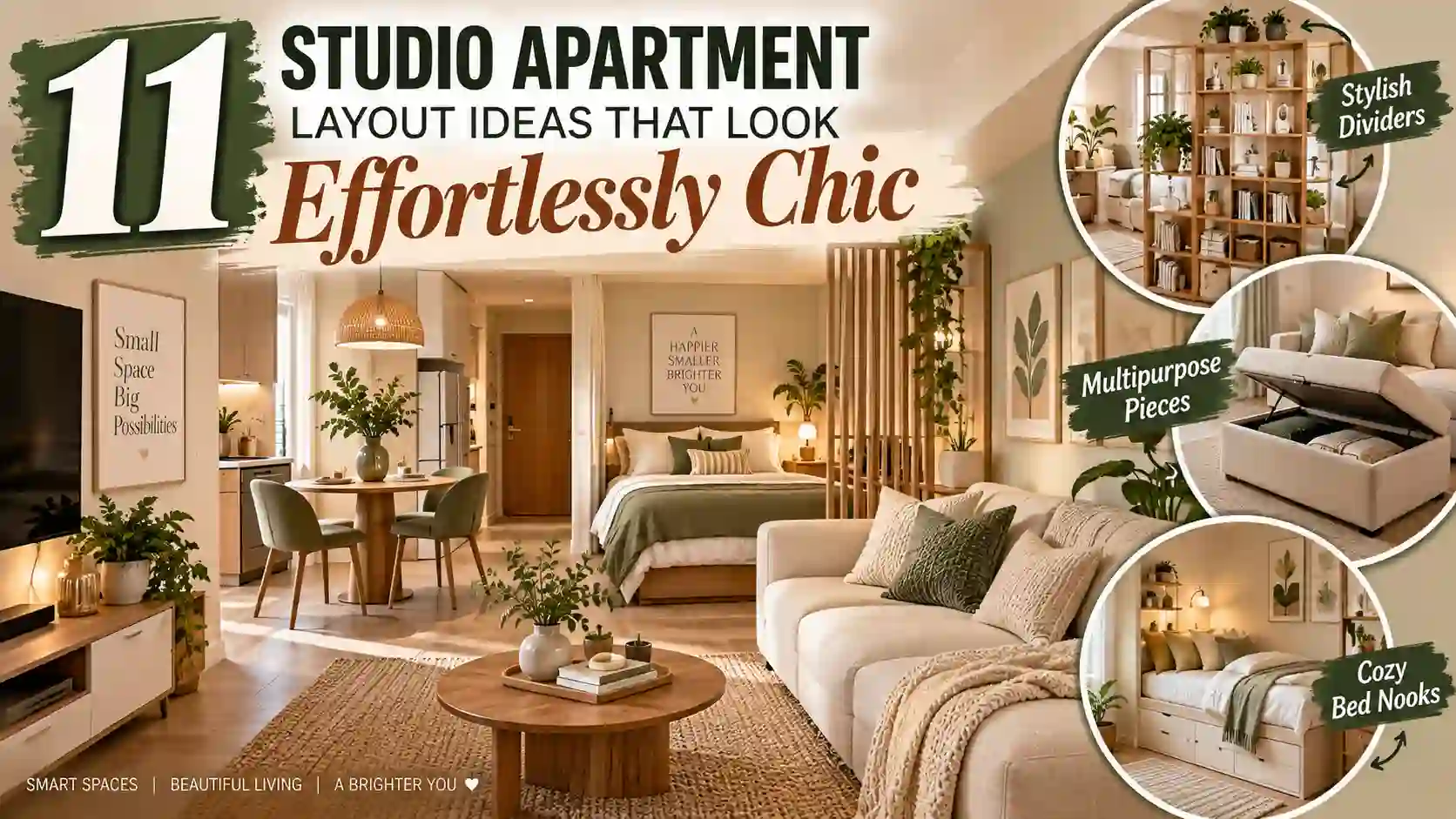 Studio Apartment Layout Ideas