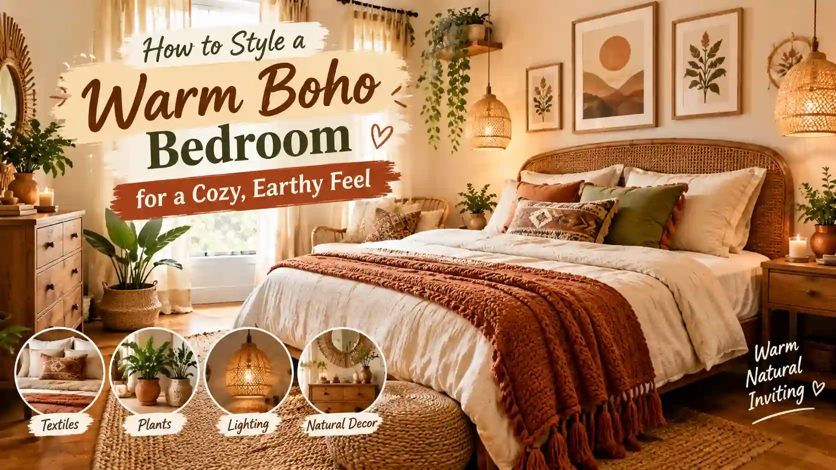 Style a Warm Boho Bedroom for a Cozy