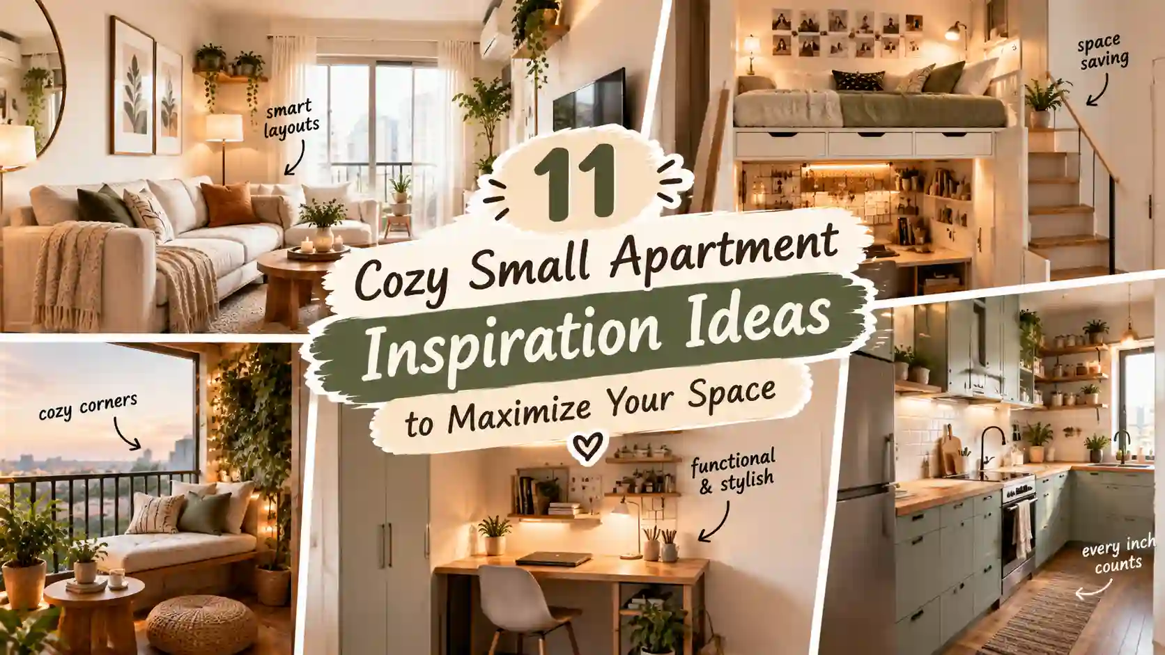 Cozy Small Apartment Inspiration Ideas